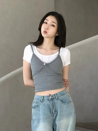 Lepi Delicate Fit Simple Short Sleeve T-shirt