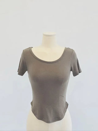 Lepi Delicate Fit Simple Short Sleeve T-shirt