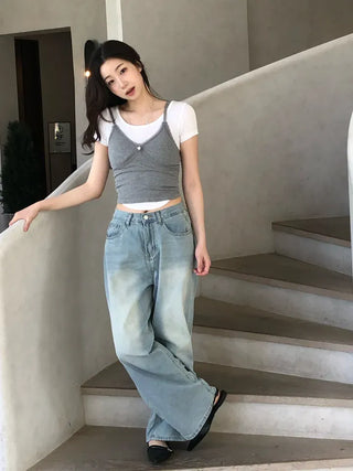 Lepi Delicate Fit Simple Short Sleeve T-shirt