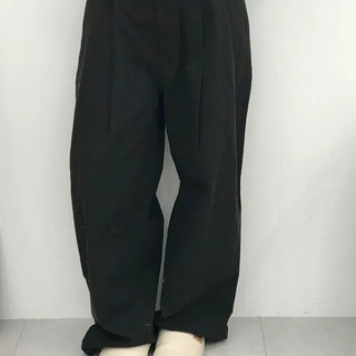 Tailored Pintuck Wide Slacks