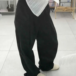 Tailored Pintuck Wide Slacks