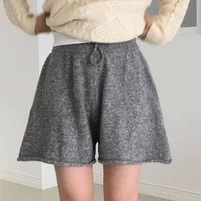 Cozy Fit Fleece-Lined Loose Elastic Waist Shorts