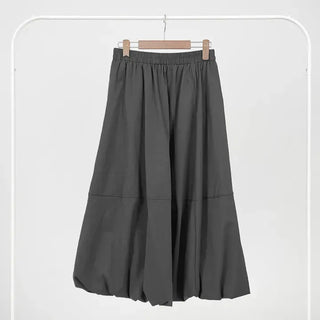 Daylin Suede Balloon Long Skirt