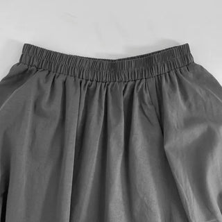 Daylin Suede Balloon Long Skirt
