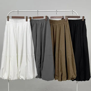 Daylin Suede Balloon Long Skirt