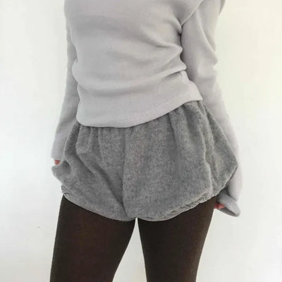 Hair Pumpkin Mini Shorts