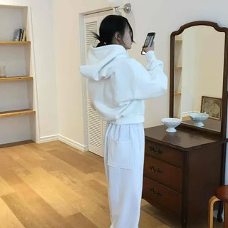 Plain Wide Jogger Training Pants