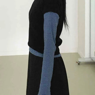 Angora Round Short Sleeve Knit