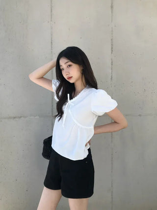 Theo A-line Cotton Shorts