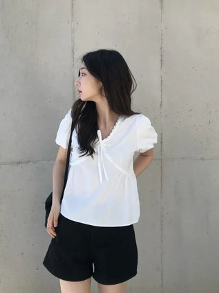 Theo A-line Cotton Shorts