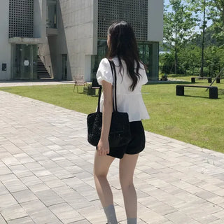 Theo A-line Cotton Shorts