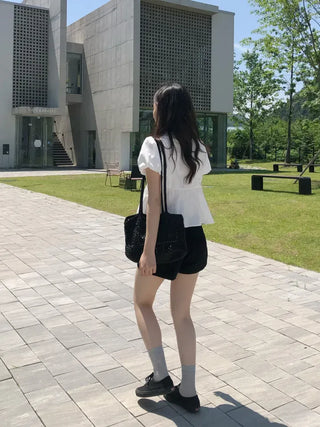 Theo A-line Cotton Shorts