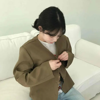 Modern Boxy Fit Short Single Jacket