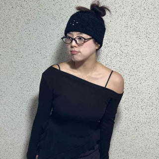 Authentic Asymmetrical Wide Neckline Long Sleeve Tee