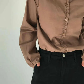 Minimal Simple Elastic Waist Straight Fit Semi-Wide Slacks