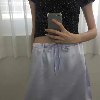 Muse Satin Midi Skirt