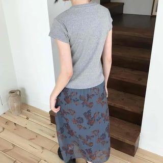 Regular Fit Plain Casual Daily Short Sleeve T-shirt