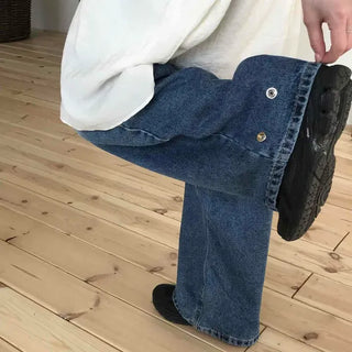 Loose-fit Wide Casual Long Pants