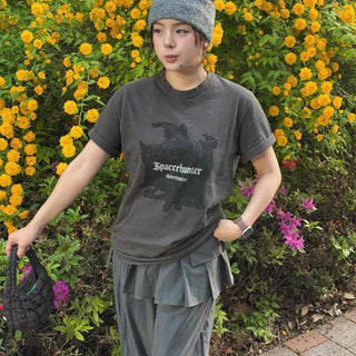 Loose Fit Frill String Wide Daily Long Pants