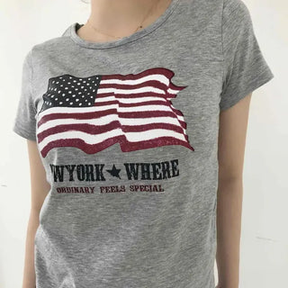 Regular Fit Graphic Lettering Daily Short Sleeve T-shirt