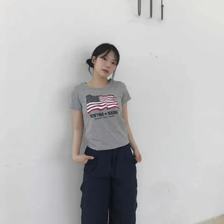 Loose Fit Cargo Pocket Flap Pocket Pintuck Wide Long Pants