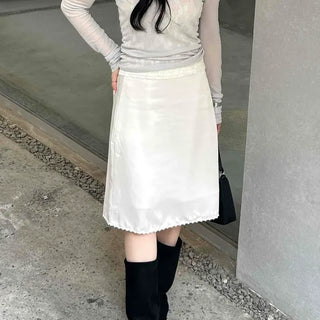 A-line Casual Daily Midi Skirt