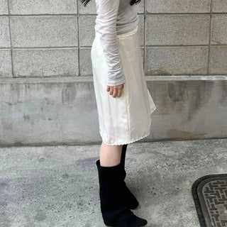 A-line Casual Daily Midi Skirt