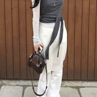 Rimi Button Bootcut Casual Long Pants