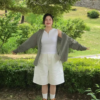 Regular Fit Check Button-Down Long Sleeve Shirt