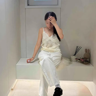 Loose Fit Plain Strap Daily Sleeveless