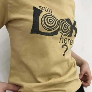 Loose Fit Graphic Lettering Daily Short Sleeve T-shirt