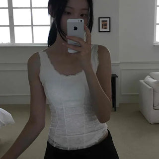Slim Fit Strap Fitted Daily Sleeveless