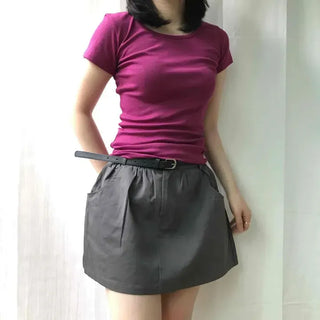 Avant-garde Balloon Fit Mini Skirt