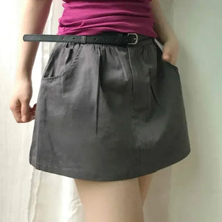 Avant-garde Balloon Fit Mini Skirt