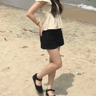 Diesel Studded Cotton Shorts