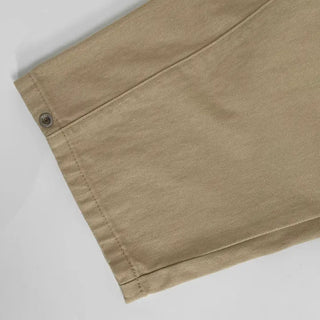 Peach Pintuck Wide Denim Pants
