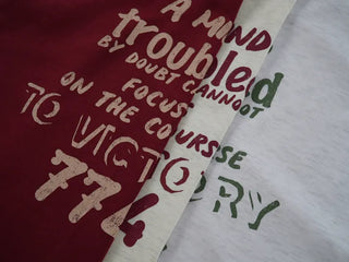Kitsch Lettering Round Neck T-shirt