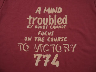 Kitsch Lettering Round Neck T-shirt