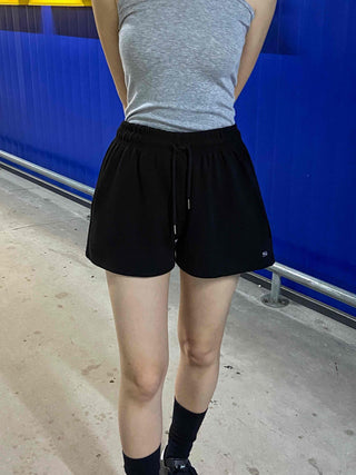 Pendant Pocket Cotton Chunky Shorts