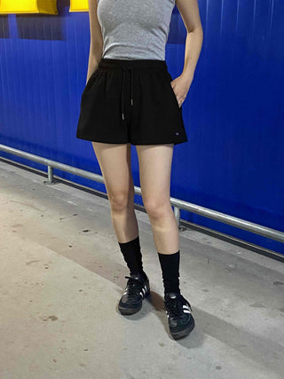 Pendant Pocket Cotton Chunky Shorts
