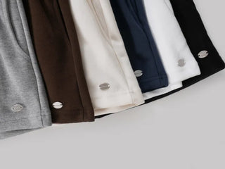 Pendant Pocket Cotton Chunky Shorts