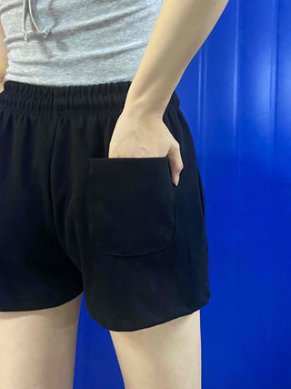Pendant Pocket Cotton Chunky Shorts