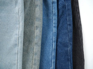 Eunice A-Line Washed Denim Bermuda Shorts