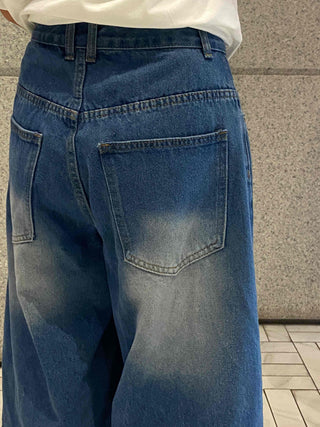 Eunice A-Line Washed Denim Bermuda Shorts