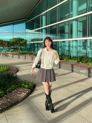 Plain Cotton Shirt for Daily Campus Look