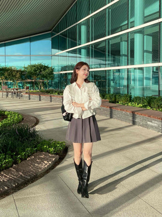 Plain Cotton Shirt for Daily Campus Look