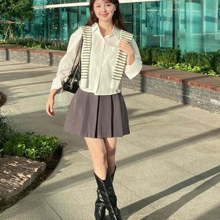 Plain Cotton Shirt for Daily Campus Look