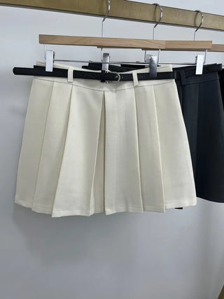 Basic Spring/Autumn Mini Skirt