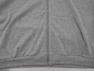 Casual Unisex Cotton Oversized Zip-up