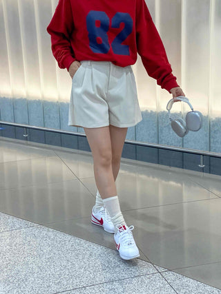 Simple Basic Cotton Plain Shorts